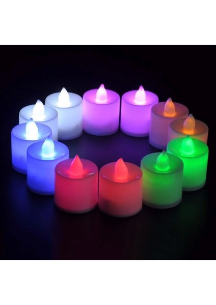 Mini Işıklı LED Mum x 10 Adet fiyatları