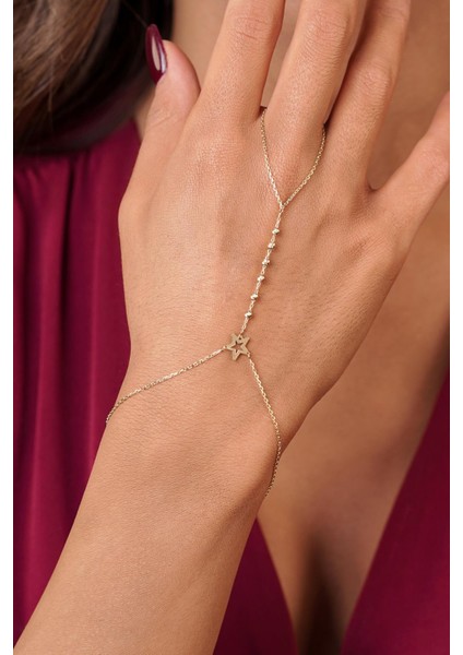 14 Ayar Altın Yıldız Detaylı Dorika Şahmeran modelleri