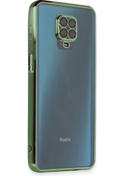 Xiaomi Redmi Note 9 Pro Kılıf Razer Lensli Silikon - Yeşil Bstmy