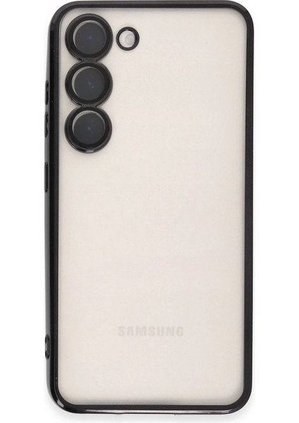 Samsung Galaxy S24 Plus Kılıf Razer Lensli Silikon - Siyah Bstmy