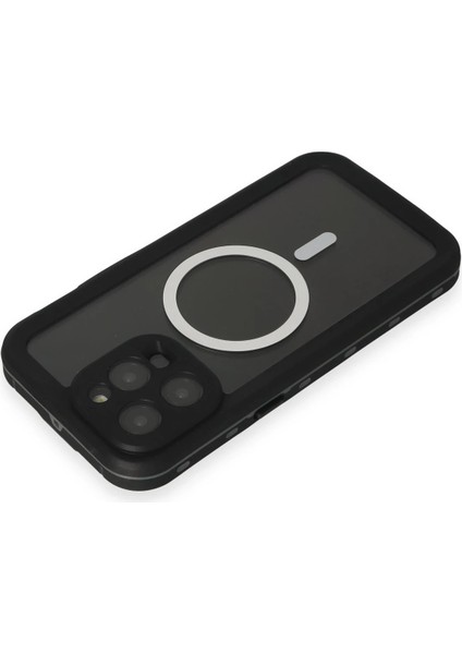 Iphone 15 Pro Kılıf Red Pepper Magneticsafe Su Geçirmez Kılıf - Siyah-Gri Bstmy fırsatları