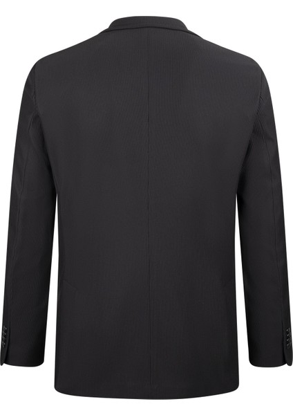 Siyah Comfort Fit Mono Yaka Klasik Ceket fiyatları