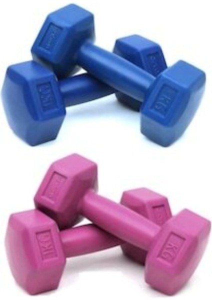 1kg x 2 Adet 2kg Dambıl Seti 2 kg Dambel