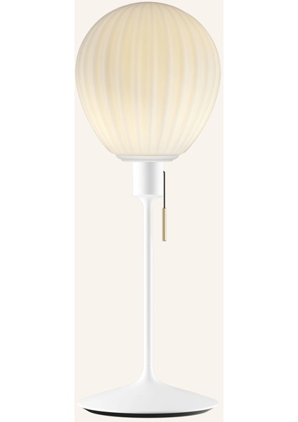 Atw Mini Masa Lambası ve Opal Cam Şapka Seti 42 cm USB Girişli Modern Tasarım