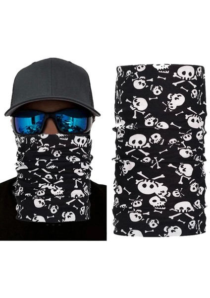 Motorcu Boyunluk Baf Buff Bandana 25X48 cm Model 1
