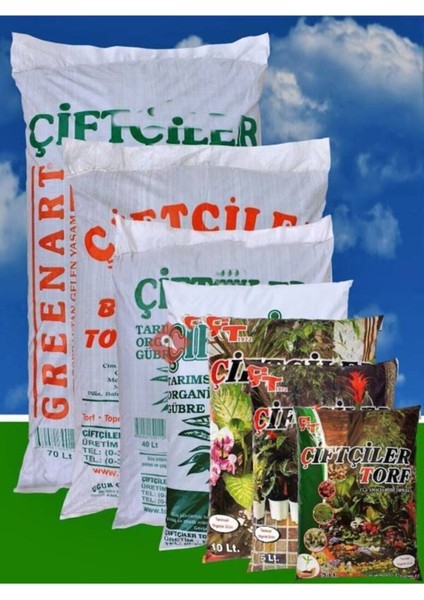 Hazır Bitki Sebze Çiçek Toprağı Torf Karışımlı 20 Litre