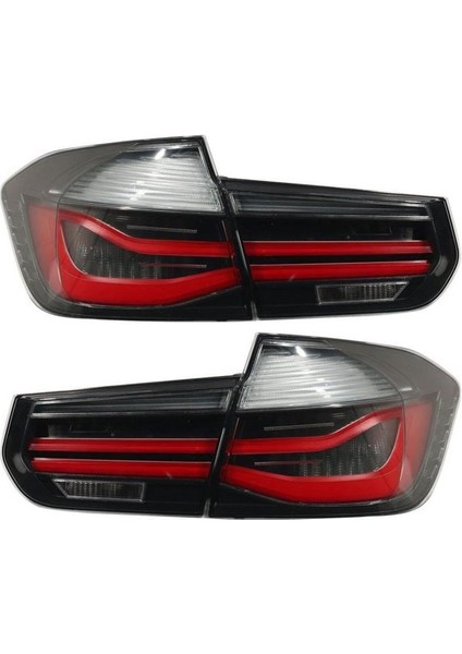 Bmw F30 ile Uyumlu Lcı Dızayn Stop Blacklıne