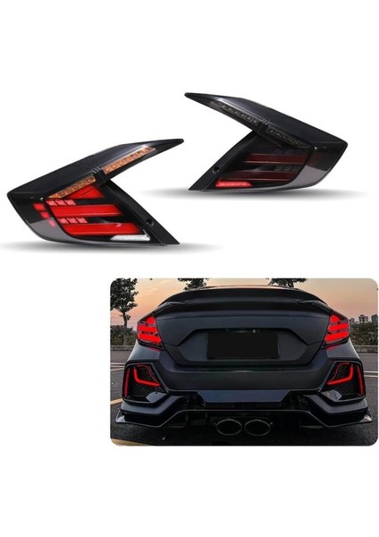 Honda Cıvıc Sedan ile Uyumlu Typer Dızayn Stop Fc5