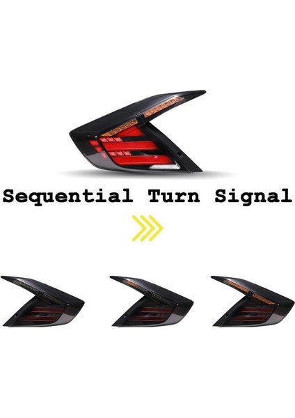 Honda Cıvıc Sedan ile Uyumlu Typer Dızayn Stop Fc5 modelleri