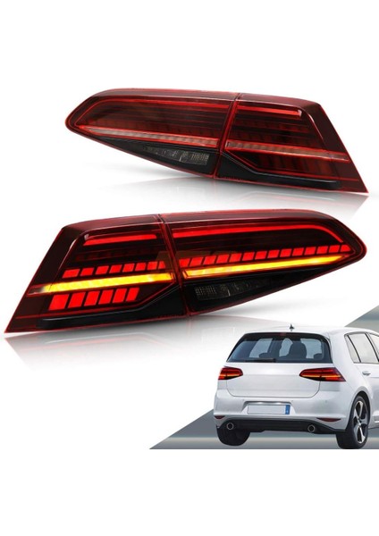 Vw Golf 7-7,5 ile Uyumlu 7,5 Dizayn Hıghlıne Stop 2013-2020