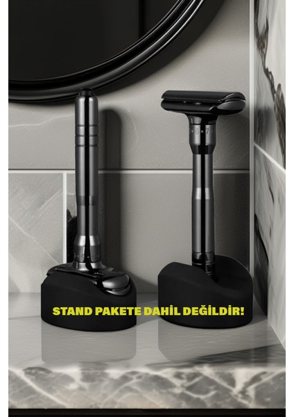 Q17 Full Metal Manuel Tıraş Makinesi + F2 Fırça + Kase + 5 Adet Yaprak Jilet