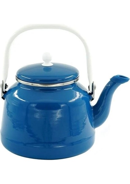 Retro Emaye Kamp Çaydanlığı Alt Mavi 2.5 L