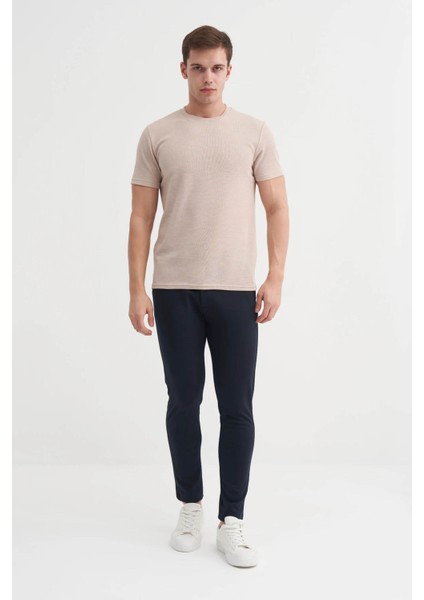 Bej Erkek T-Shirt 4240 modelleri