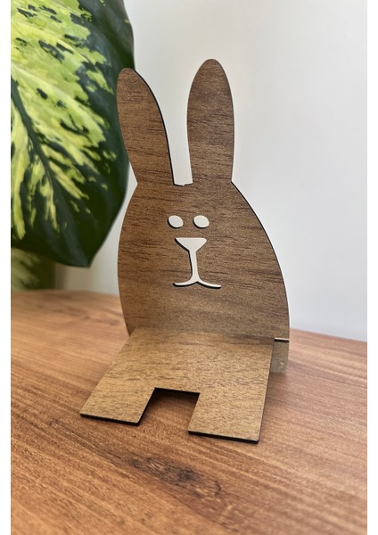 Ahşap Tavşan Telefon ve Tablet Tutucu - Masa Üstü Sabitleyici Stand Telefon Tutacağı fiyatları