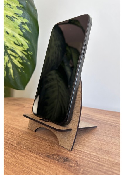 Ahşap Tavşan Telefon ve Tablet Tutucu - Masa Üstü Sabitleyici Stand Telefon Tutacağı fırsatları
