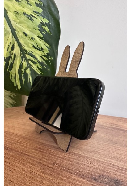 Ahşap Tavşan Telefon ve Tablet Tutucu - Masa Üstü Sabitleyici Stand Telefon Tutacağı indirimleri