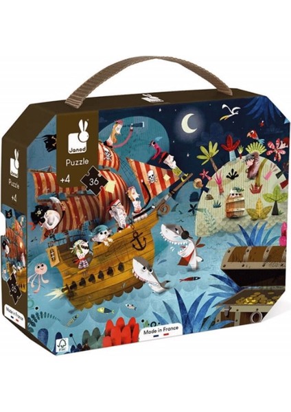 36 Parça Çantalı Puzzle - Hazine Avı