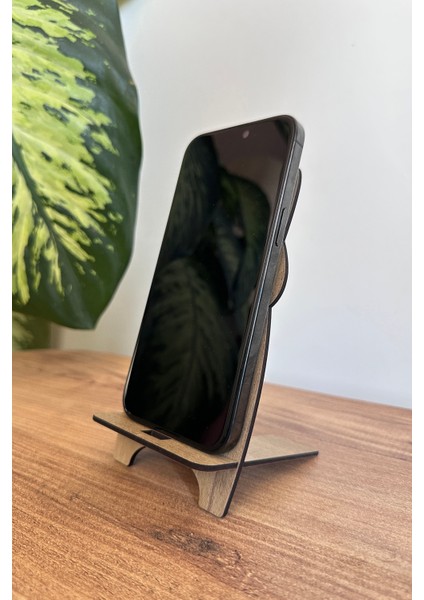 Ahşap Kedi Telefon ve Tablet Tutucu - Masa Üstü Sabitleyici Stand Telefon Tutacağı fiyatları