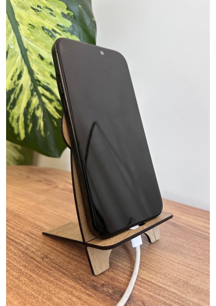 Ahşap Kedi Telefon ve Tablet Tutucu - Masa Üstü Sabitleyici Stand Telefon Tutacağı fırsatları