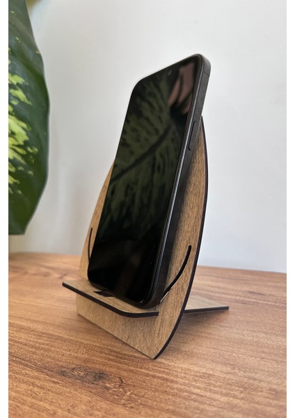 Ahşap Somurtan Kedi Telefon ve Tablet Tutucu - Masa Üstü Sabitleyici Stand Telefon Tutacağı modelleri