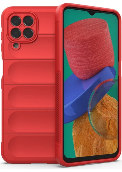 Samsung Galaxy M33 Kılıf Optimum Silikon - Kırmızı Bstmy