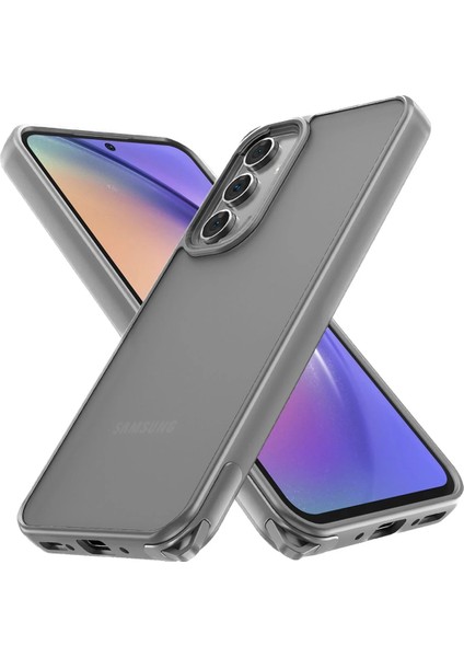 Samsung Galaxy A54 5g Kılıf Elegant Kapak - Titan Gri Bstmy