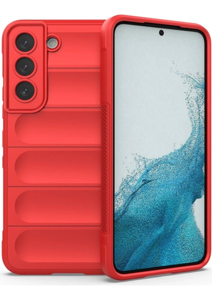 Samsung Galaxy S21 Kılıf Optimum Silikon - Kırmızı Bstmy