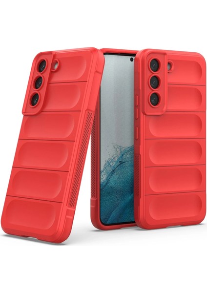 Samsung Galaxy S21 Kılıf Optimum Silikon - Kırmızı Bstmy