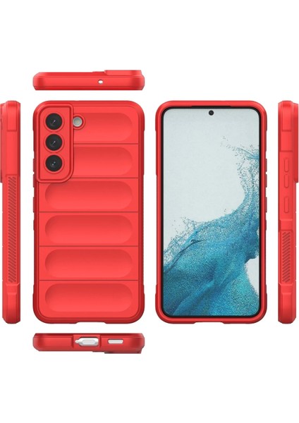 Samsung Galaxy S21 Kılıf Optimum Silikon - Kırmızı Bstmy
