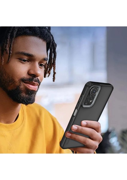 Xiaomi Redmi Note 11 Kılıf Elegant Kapak - Açık Mavi Bstmy