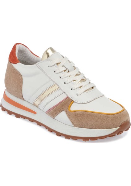 Beyaz Hakiki Deri Kadın Sneaker - K24I1AY67372-A26