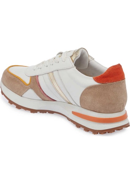Beyaz Hakiki Deri Kadın Sneaker - K24I1AY67372-A26