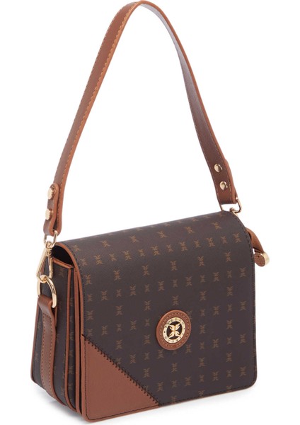 Kahve Print Kadın Omuz Çantası - S25Y1PR09168-T4J fiyatları