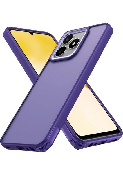 Realme C53 Kılıf Elegant Kapak - Derin Mor Bstmy