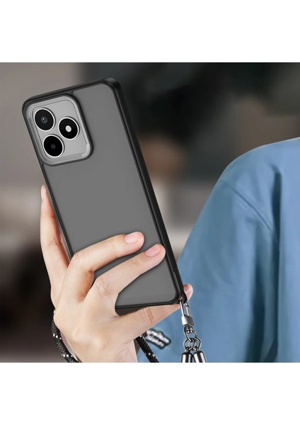Realme C53 Kılıf Elegant Kapak - Derin Mor Bstmy