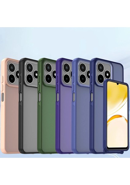 Realme C53 Kılıf Elegant Kapak - Derin Mor Bstmy