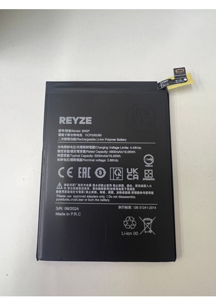 Reyze Redmi NOTE13 4g BN5P Batarya devre koruması 5000 mah akıllı cihazlarla uyumlu xiaomi