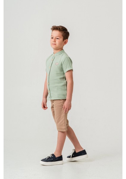 Hakim Yaka Şortlu Erkek Çocuk Takım 2551 fiyatları