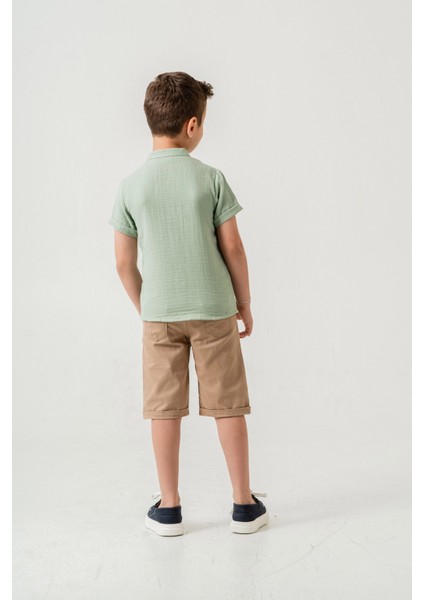 Hakim Yaka Şortlu Erkek Çocuk Takım 2551 fırsatları