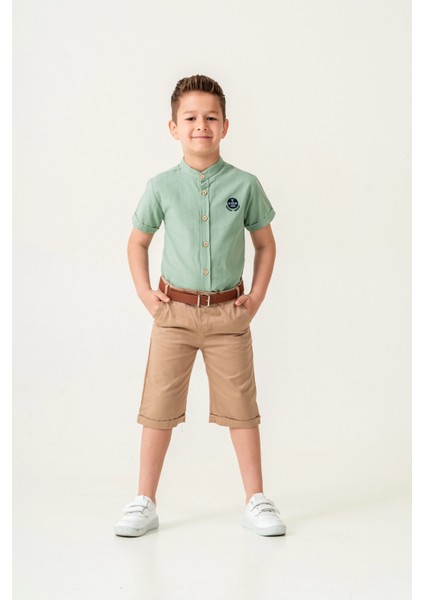 Hakim Yaka Şortlu Erkek Çocuk Takım 2544 fiyatları