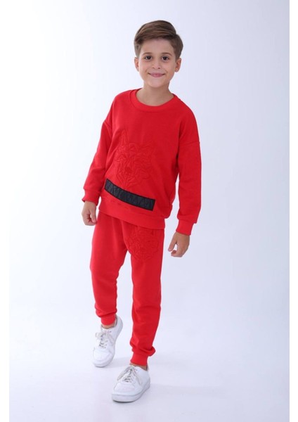 Kurt Kabartmalı 2 Iplik Erkek Eşofman Takımı modelleri