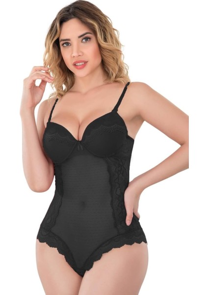 Siyah Mı Emay 176 Dantelli Body