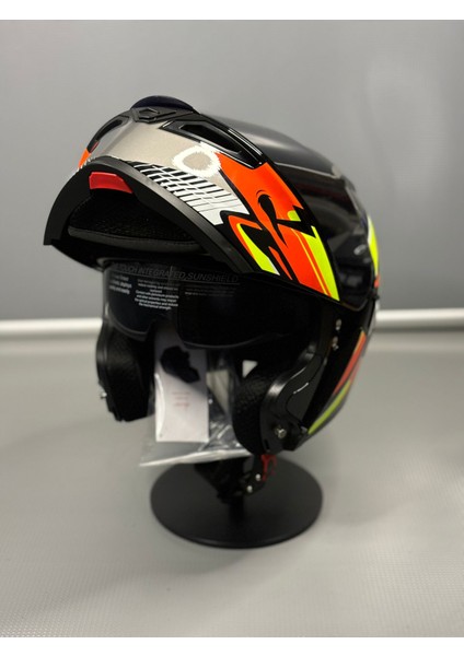 WS-202 Güneş Vizörlü Çene Açılır Kask B1 (Siyah Vizör) indirimleri