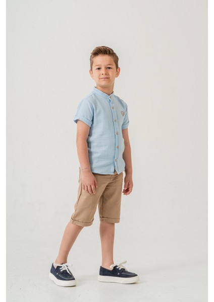 Hakim Yaka Şortlu Erkek Çocuk Takım 2551 fırsatları