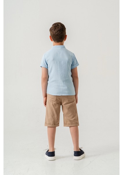 Hakim Yaka Şortlu Erkek Çocuk Takım 2551 indirimleri