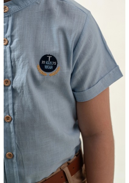 Hakim Yaka Şortlu Erkek Çocuk Takım 2544 modelleri