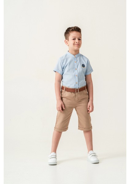 Hakim Yaka Şortlu Erkek Çocuk Takım 2544 fırsatları