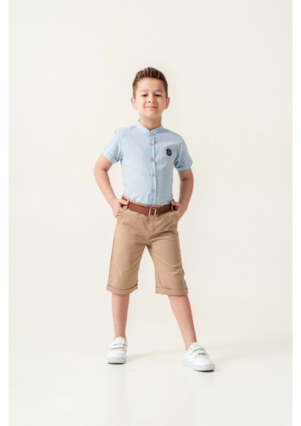 Hakim Yaka Şortlu Erkek Çocuk Takım 2544 indirimleri