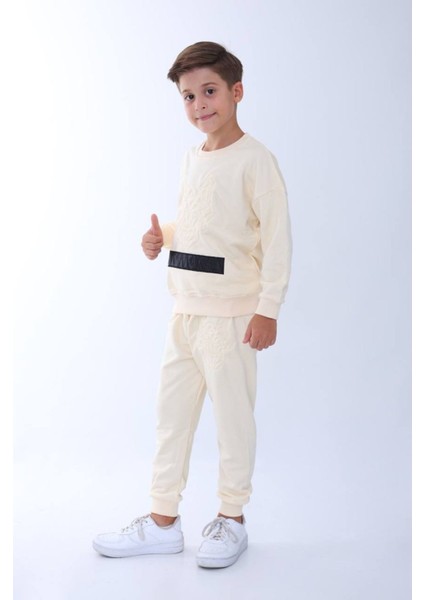 Kurt Kabartmalı 2 Iplik Erkek Eşofman Takımı modelleri