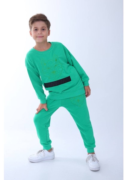 Kurt Kabartmalı 2 Iplik Erkek Eşofman Takımı fırsatları